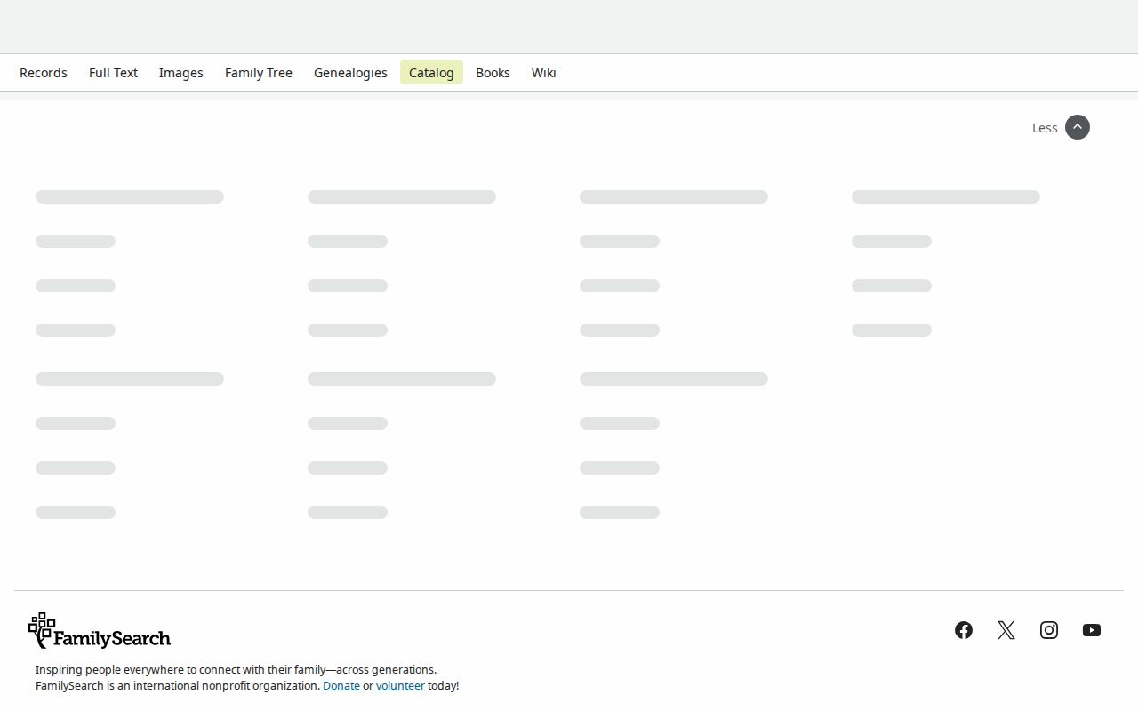 FamilySearch Bibb County catalog for Macon previous residents research