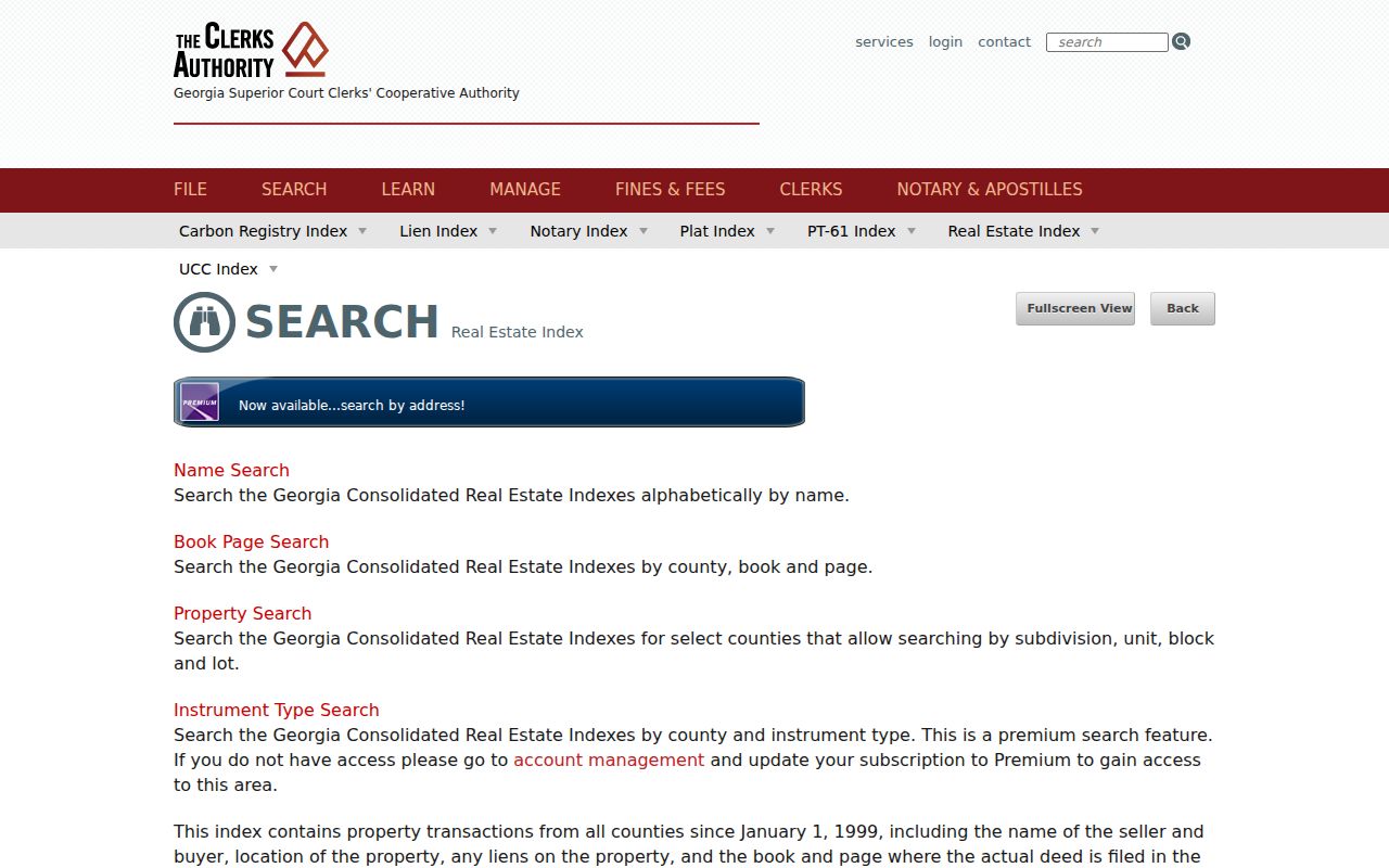 Macon previous residents research in the Georgia real estate index